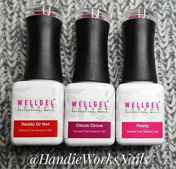 Well Gel London Review - Valentines Colours